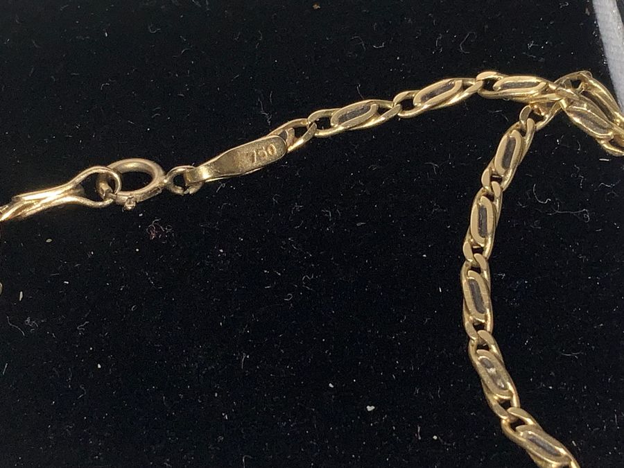 Antique GOLD 18CT BRACELET WITH PRESENTATION CASE