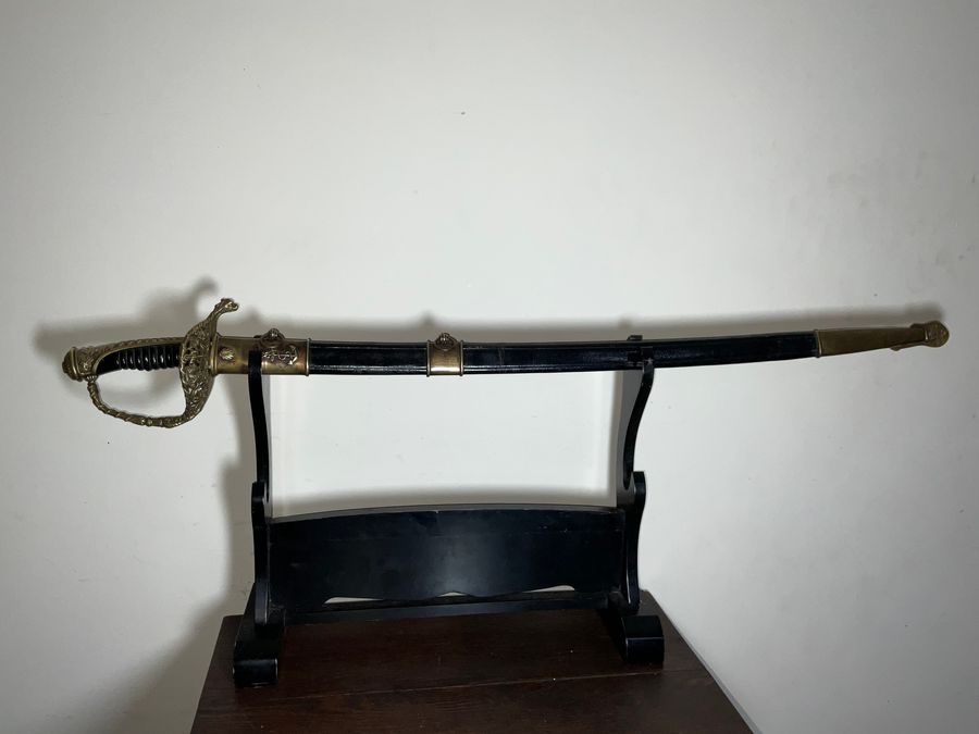 Victorian French M 1854 Naval Officer's Sword