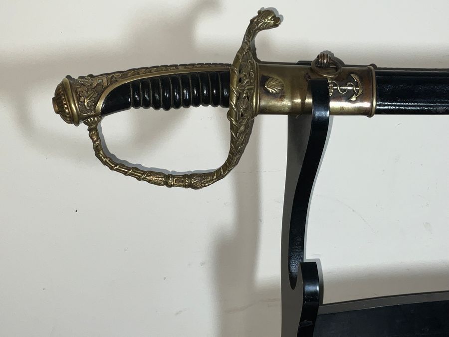 Antique  Victorian French M 1854 Naval Officer's Sword