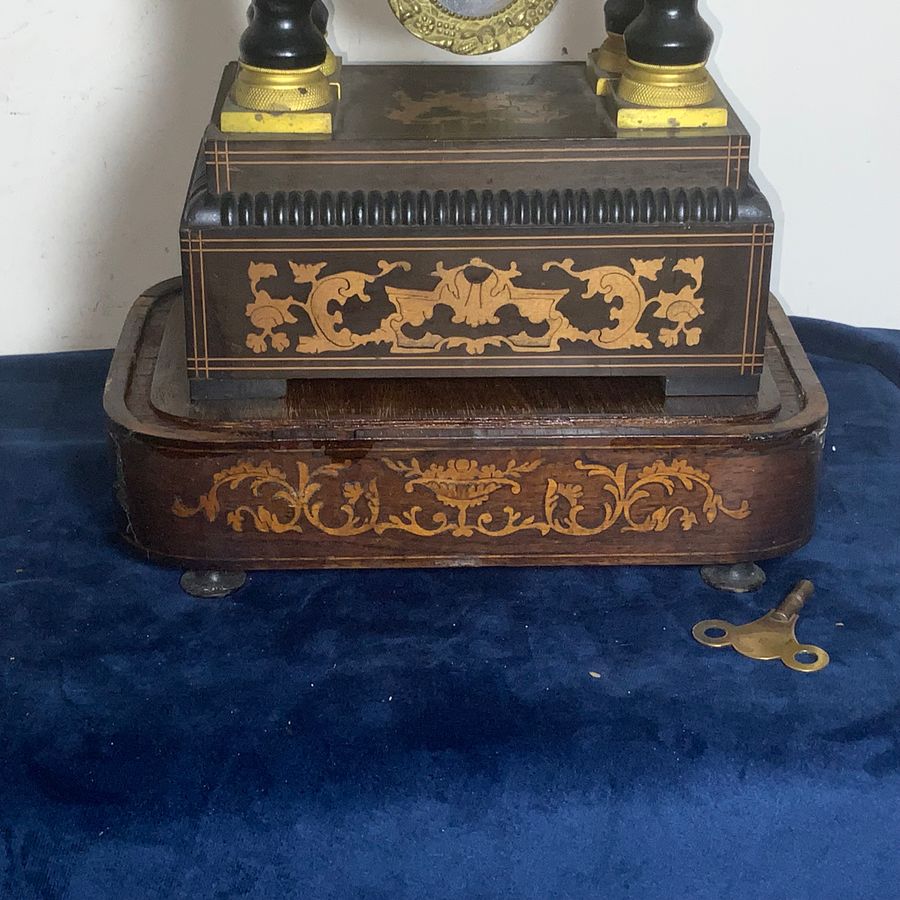 Antique FRENCH PORTICO CLOCK