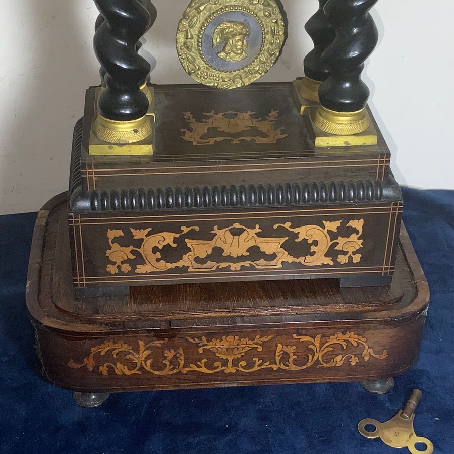 Antique FRENCH PORTICO CLOCK