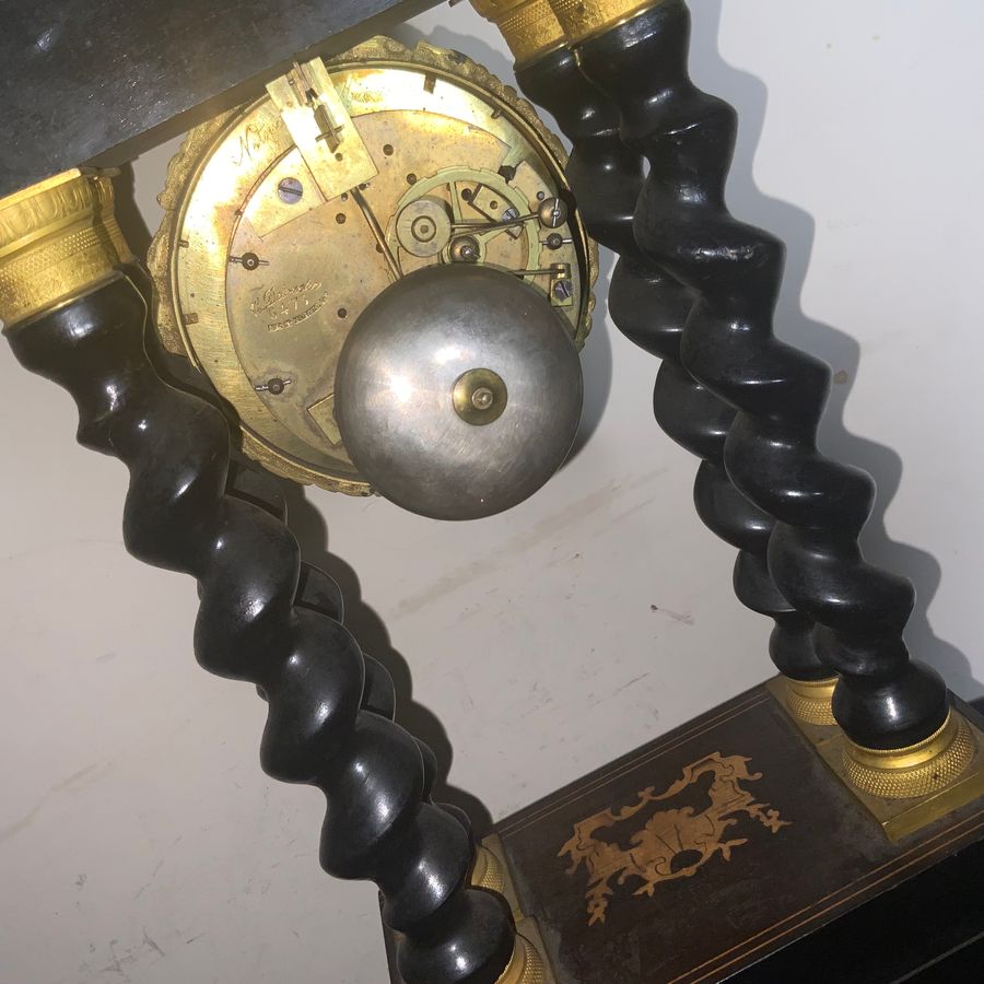 Antique FRENCH PORTICO CLOCK