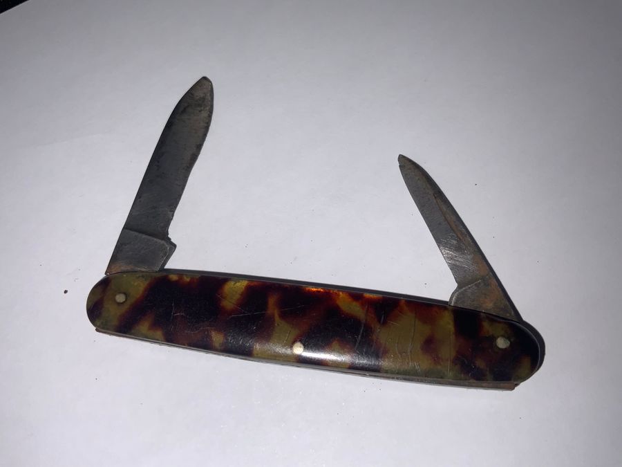 Antique Tortoise shell pocket knife