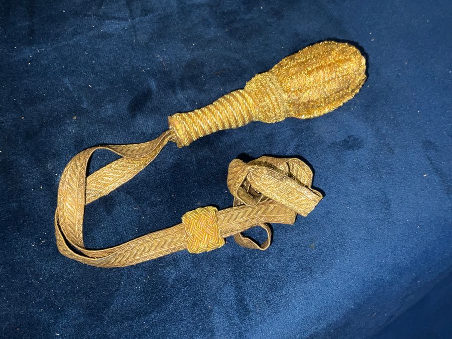 BRITISH MILITARY OFFICERS SWORDS KNOT