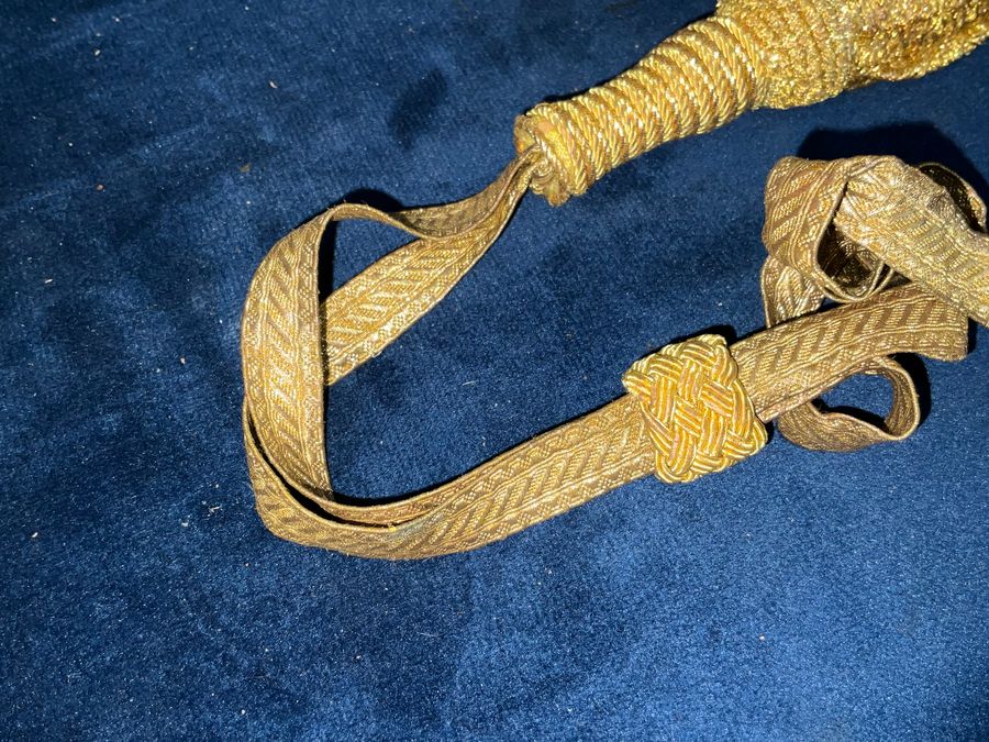 Antique BRITISH MILITARY OFFICERS SWORDS KNOT