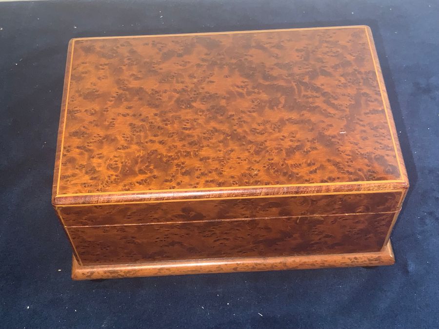 Antique Puzzle Box Birds Eye maple