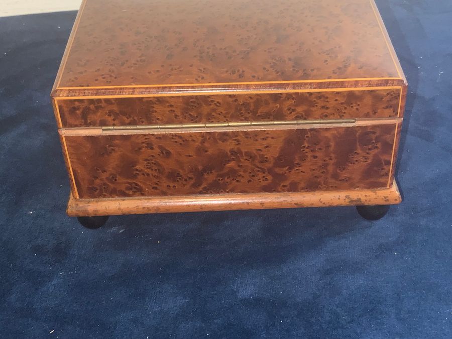 Antique Puzzle Box Birds Eye maple