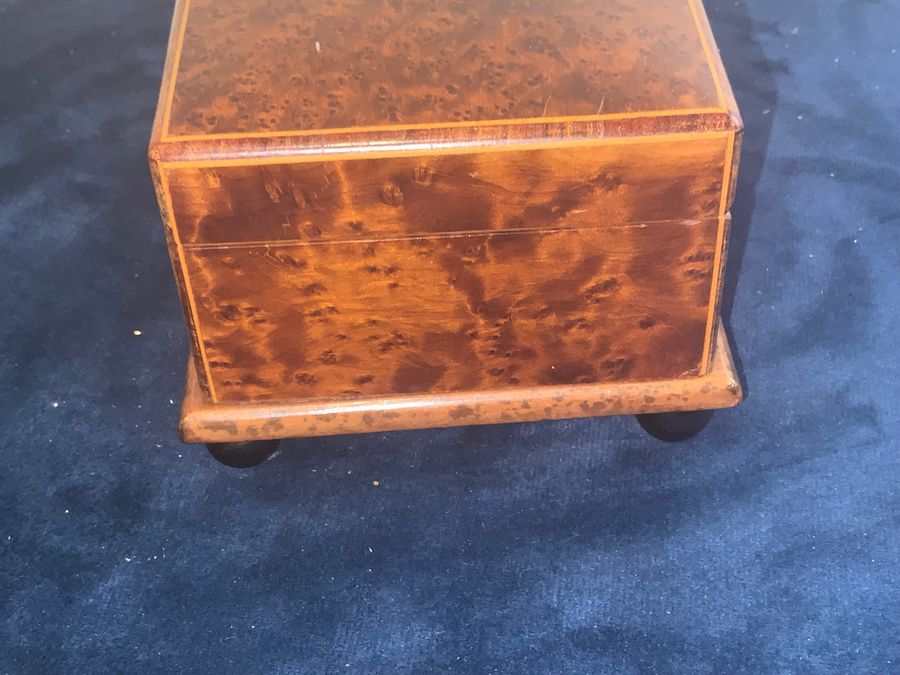 Antique Puzzle Box Birds Eye maple