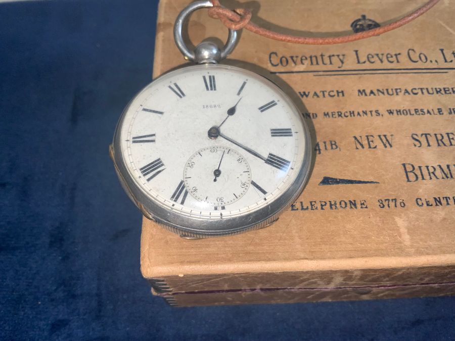 Antique SILER CASED COVENTRY LEVER KEY WIND POCKET WATCH