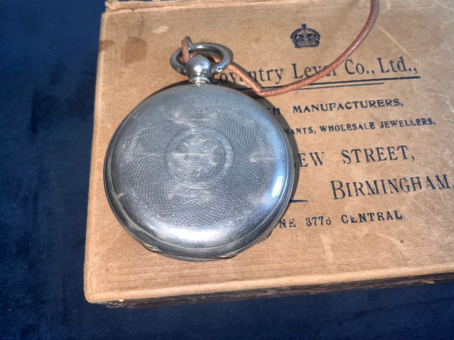 Antique SILER CASED COVENTRY LEVER KEY WIND POCKET WATCH