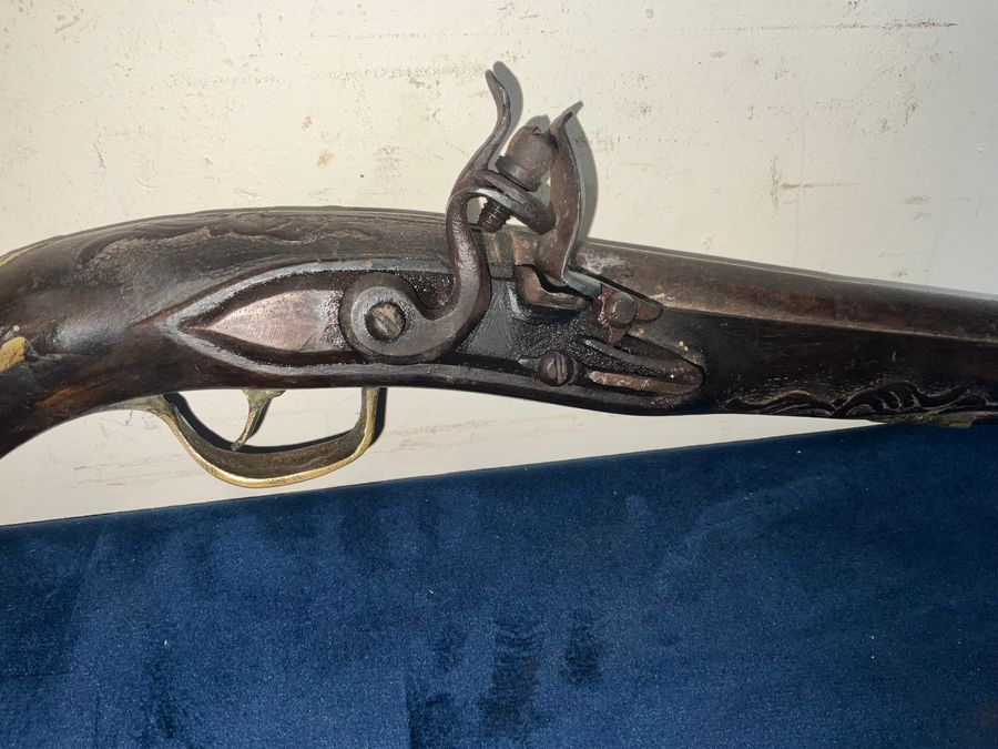 Antique FLINTLOCK PISTOL CONTINENTAL