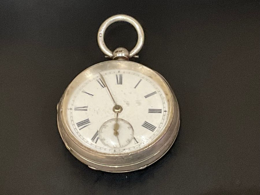 COVENTRY SOLID SILVER FUSSE POCKET WATCH