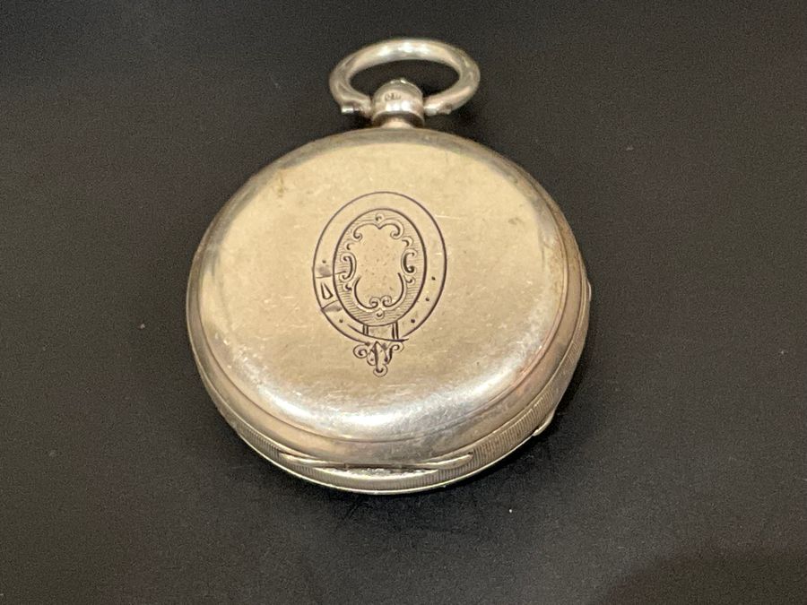 Antique COVENTRY SOLID SILVER FUSSE POCKET WATCH