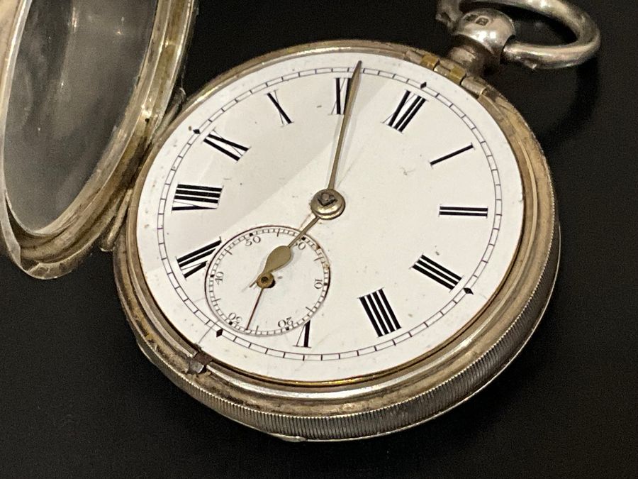 Antique COVENTRY SOLID SILVER FUSSE POCKET WATCH