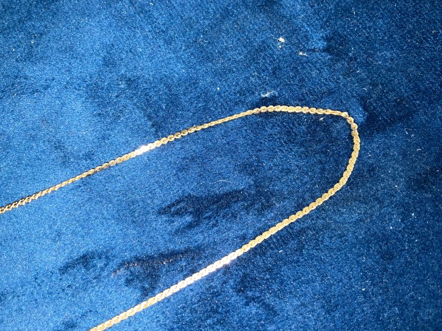 Antique SOLID GOLD 9CT LONG CHAIN