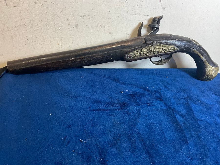 Antique FLINTLOCK PISTOL CONTINENTAL 1790’s