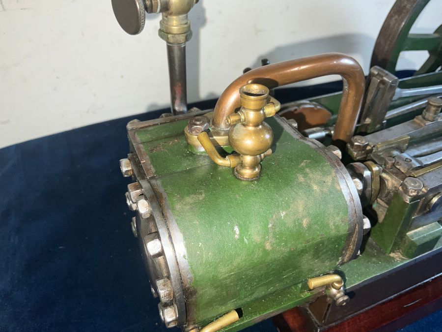 Antique STATIC STEAM ENGINE SCRATCH BUILT CIRCA 1920’s