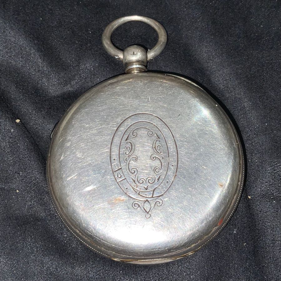 Antique COVENTRY POCKET WATCH SOLID SILVER CASED