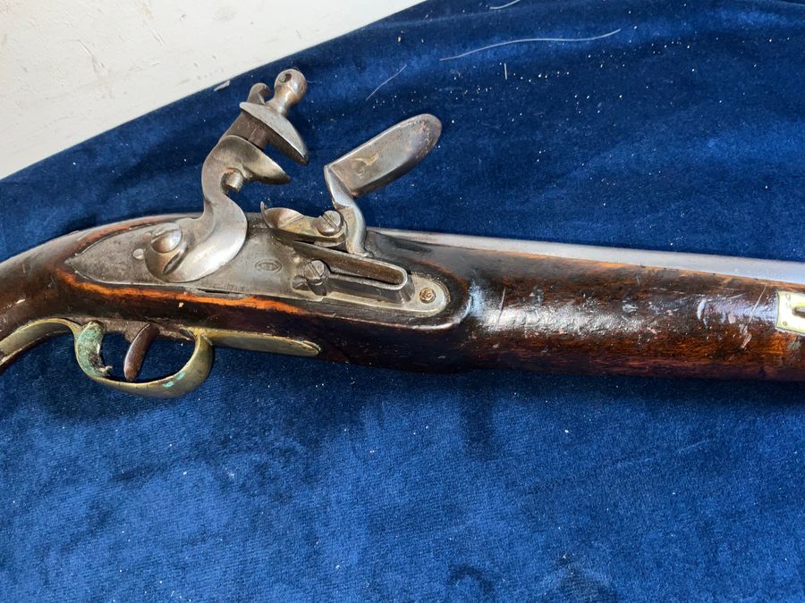 Antique FLINTLOCK PISTOL RUSSIAN, NAPOLEONIC ERA. 