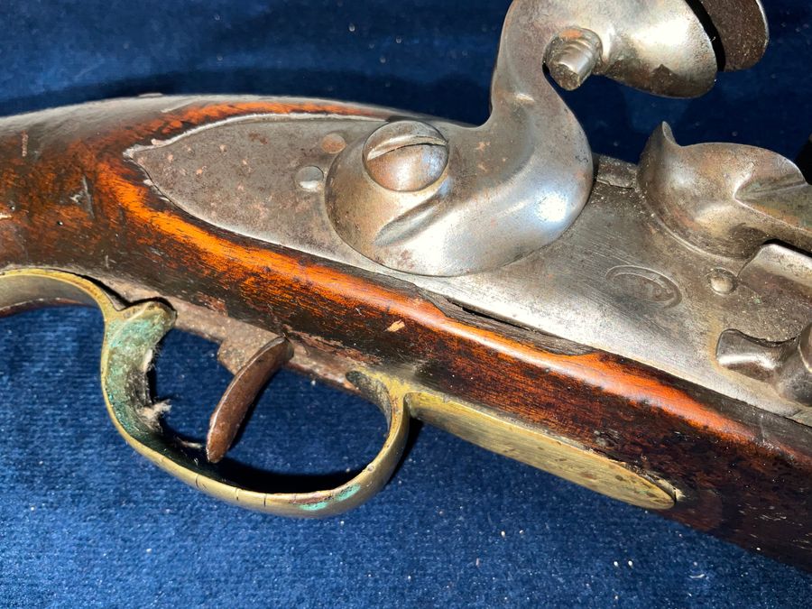 Antique FLINTLOCK PISTOL RUSSIAN, NAPOLEONIC ERA. 