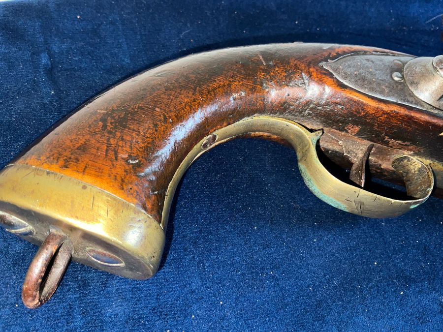 Antique FLINTLOCK PISTOL RUSSIAN, NAPOLEONIC ERA. 