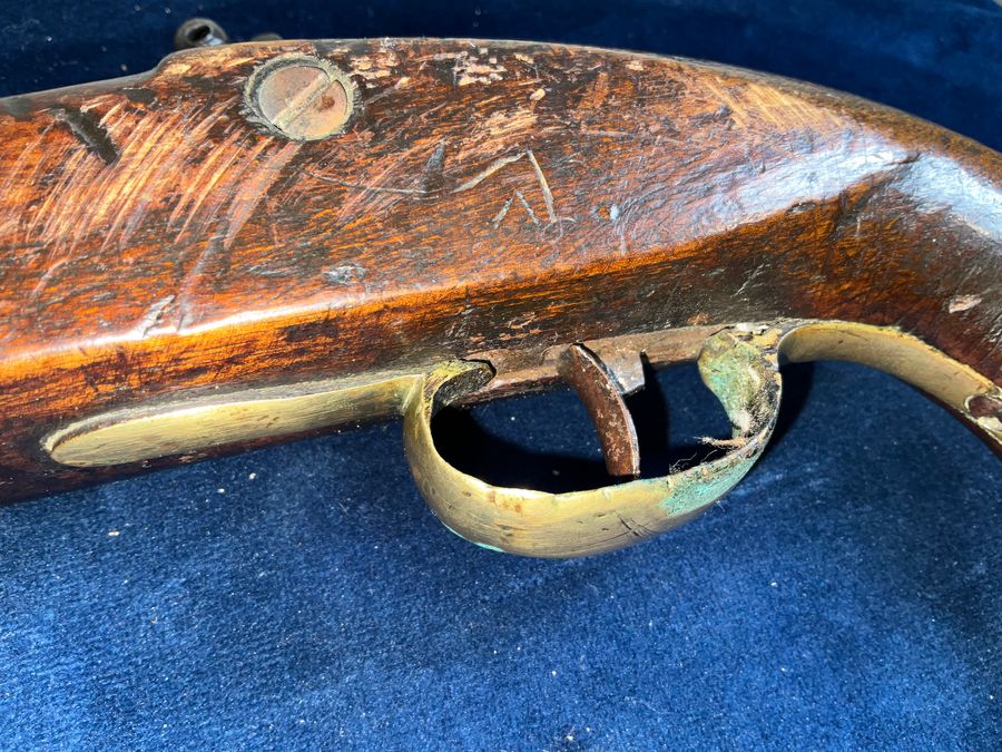 Antique FLINTLOCK PISTOL RUSSIAN, NAPOLEONIC ERA. 