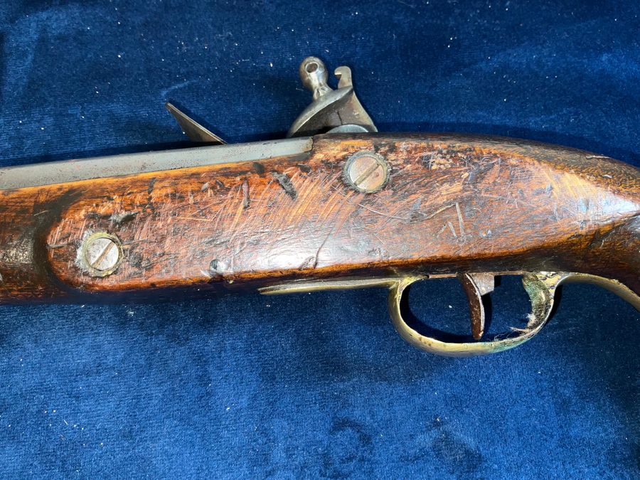 Antique FLINTLOCK PISTOL RUSSIAN, NAPOLEONIC ERA. 