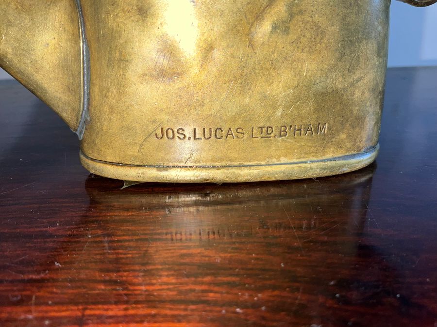 Antique JOSEPH LUCAS NUMBER 40 OIL CAN