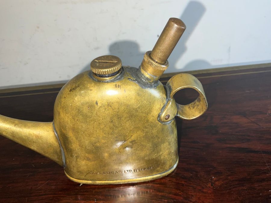 Antique JOSEPH LUCAS NUMBER 40 OIL CAN