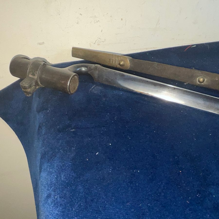 Antique BAYONET & SCABBARD TO FIT THE MARTINI HENRY RIFLE,  ROARKE RIFT ERA