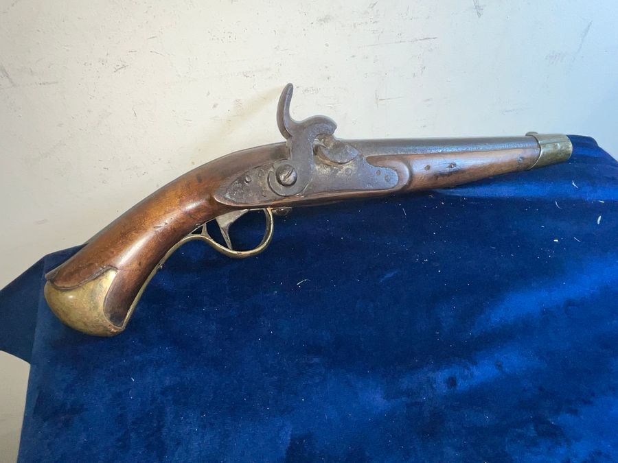 Antique EXMAS SPECIAL RARE PAIR OF NORWEGIAN PERCUSSION PISTOLS