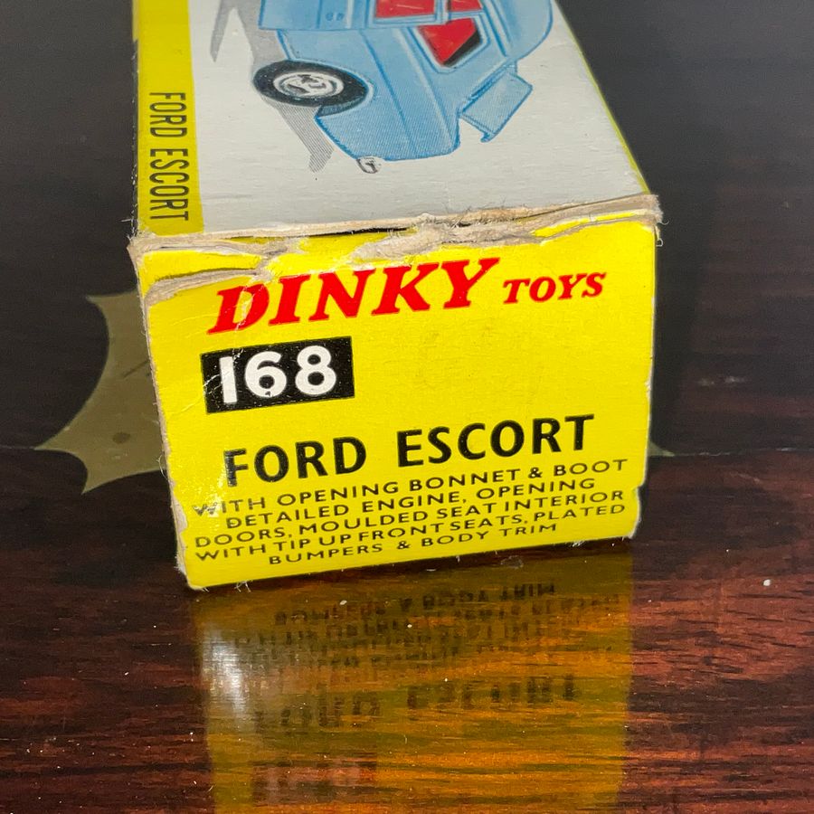 Antique DINKY BOXED FORD ESCORT.