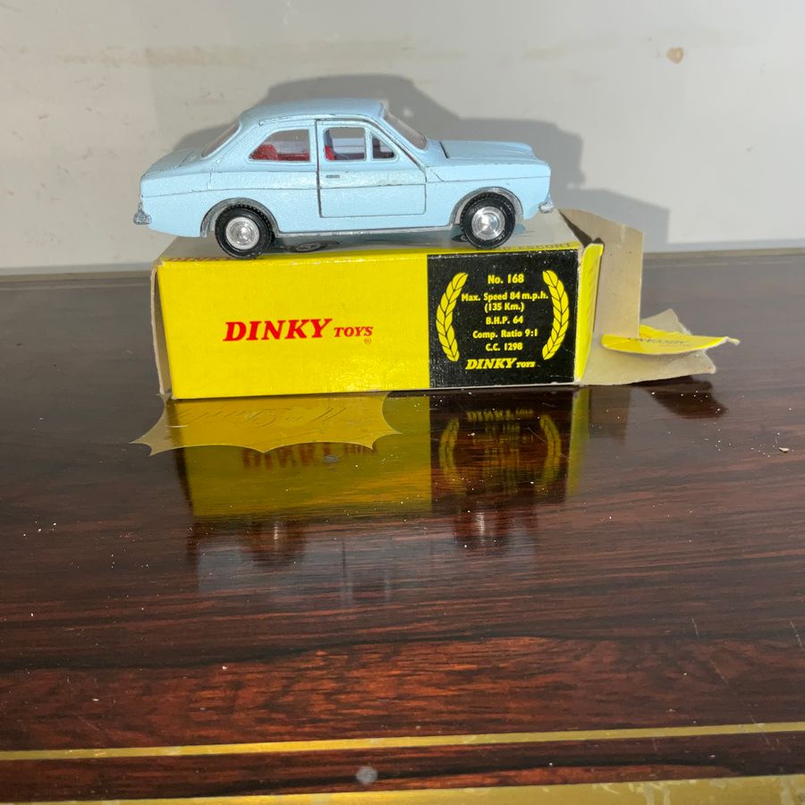 Antique DINKY BOXED FORD ESCORT.