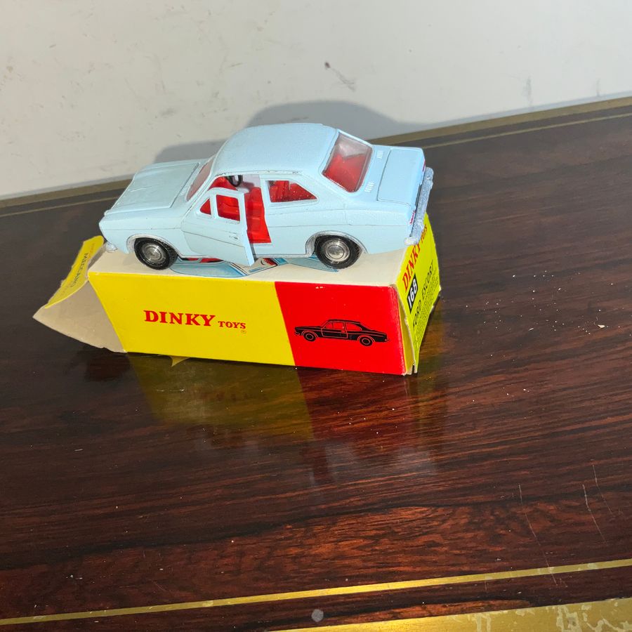 Antique DINKY BOXED FORD ESCORT.