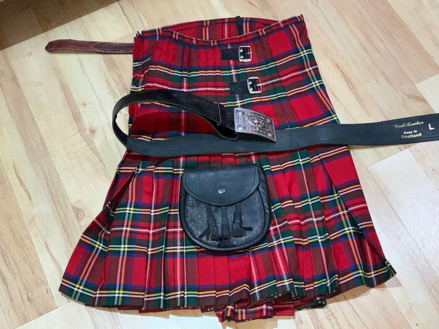 SCOTTISH MANS KILT SPORON & BELT