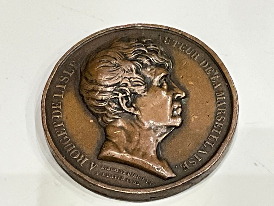 FRENCH REVOLUTION MEDALLION TO A RENOWNED PARTICIPANT