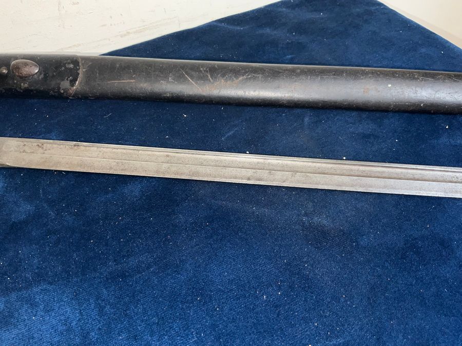 Antique BAYONET & SCABBARD 3rd BATTALION MONMOUTHSHIRE RIFLES