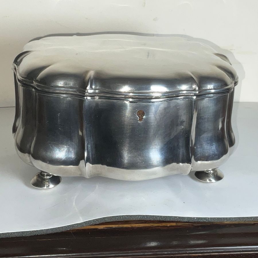 Solid silver jewels casket