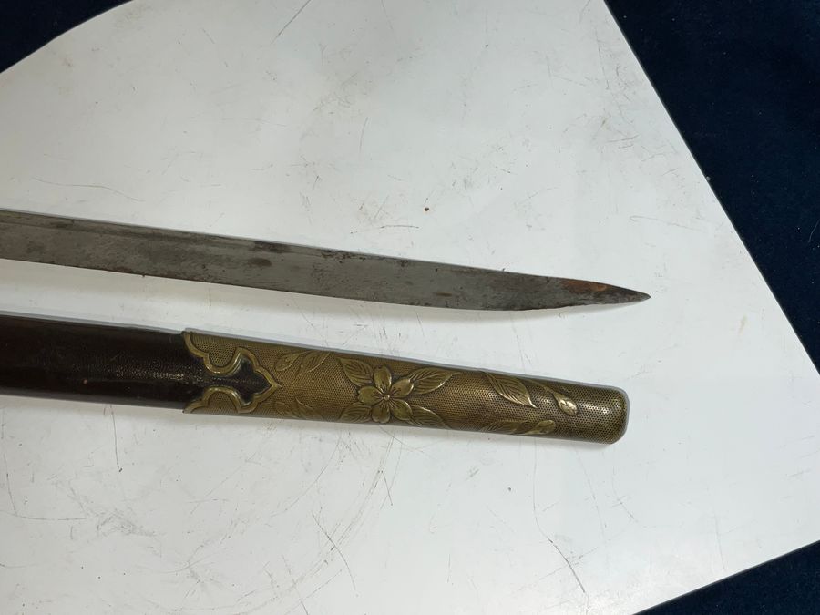 Antique JAPANESE NAVAL OFFICERS DIRK & SCABBARD 2WW 