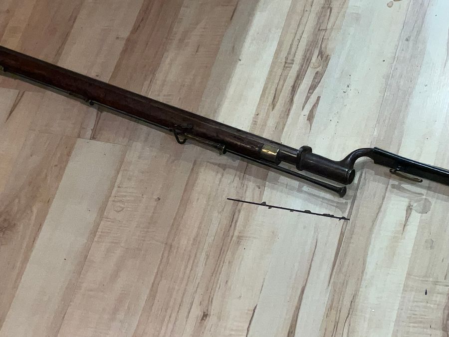 Antique BROWN BESS SHORT LAND PATTERN MUSKET & BAYONET 