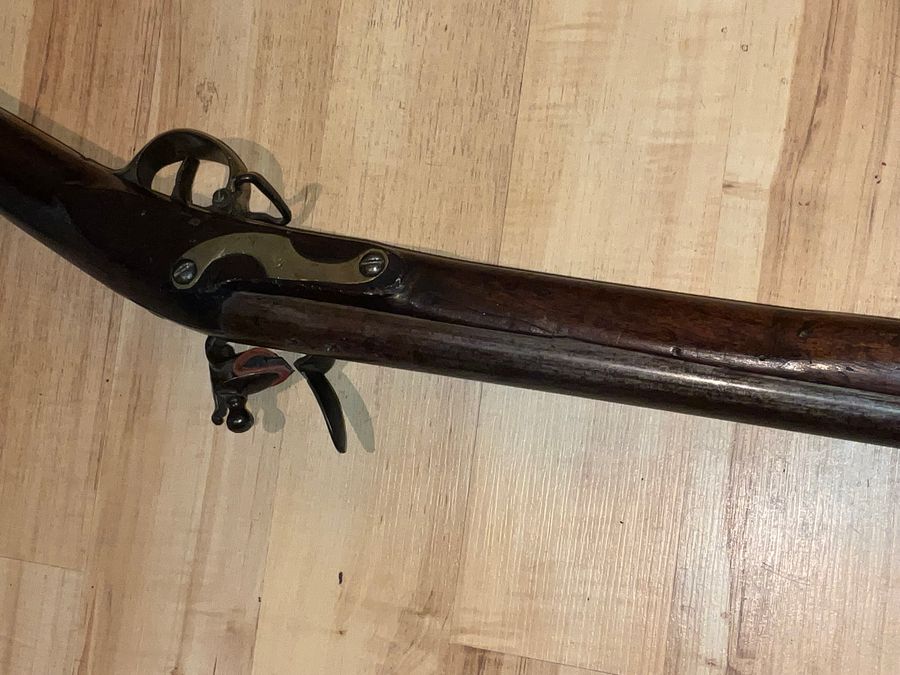 Antique BROWN BESS SHORT LAND PATTERN MUSKET & BAYONET 