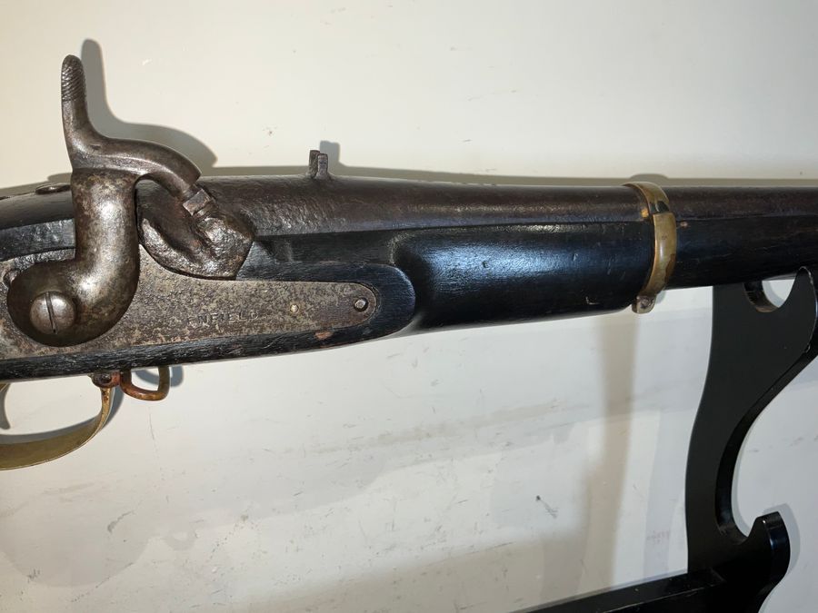 Antique ENFIELD 2 BAND MUSKET 1853 PATTERN INDIAN REBELLION ERA