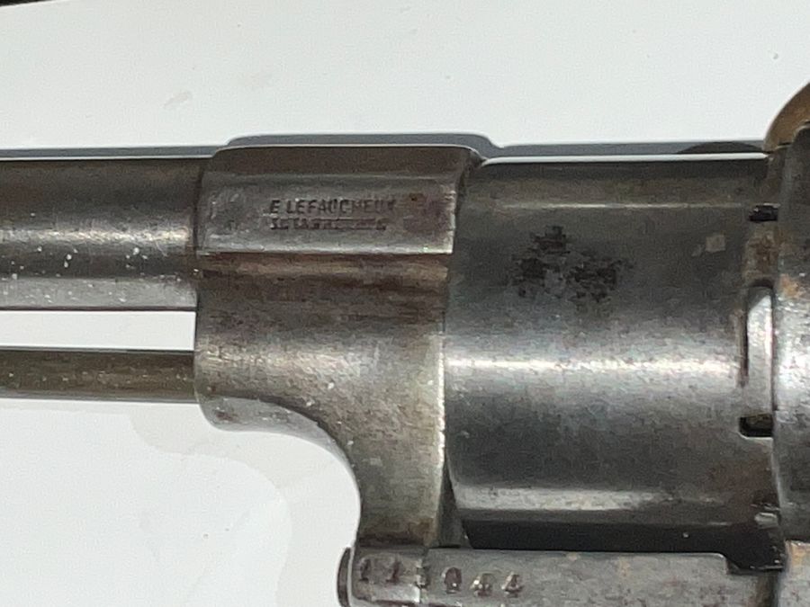 Antique Lefaucheux modèle 1854 Pinfire revolver