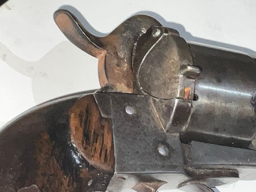 Antique Lefaucheux modèle 1854 Pinfire revolver