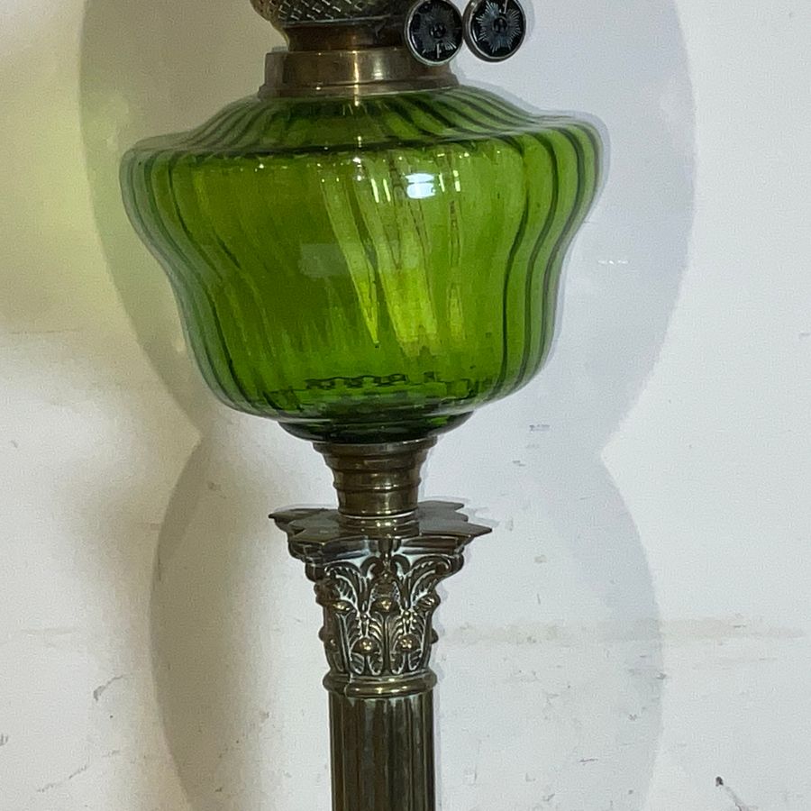 Antique OIL LAMP VICTORIAN 