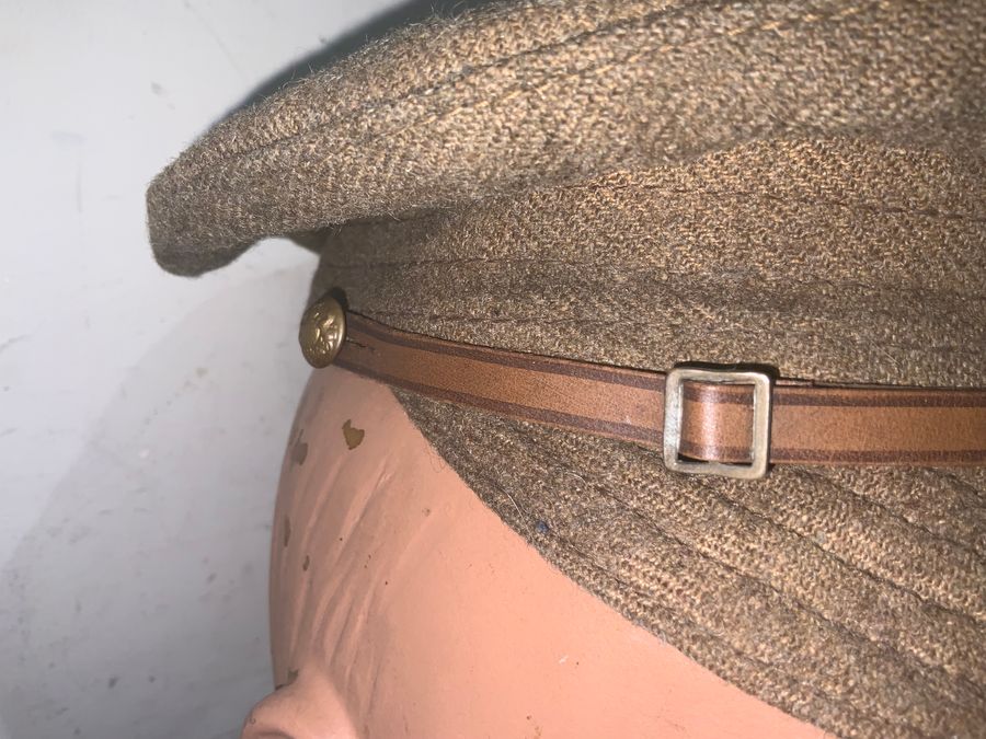 Antique BRITISH TOMMY 1WW HAT 1914-16 ERA