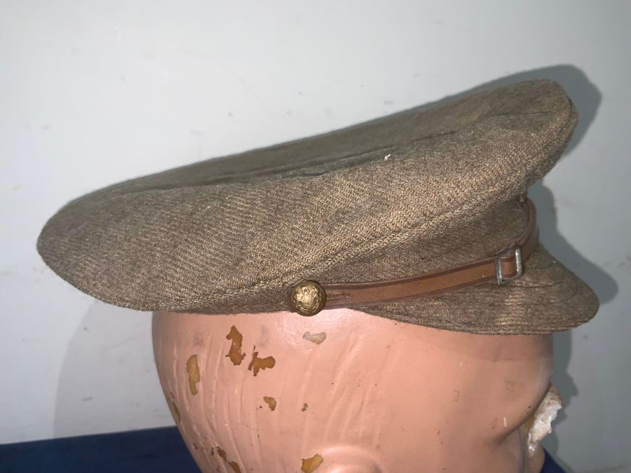 Antique BRITISH TOMMY 1WW HAT 1914-16 ERA