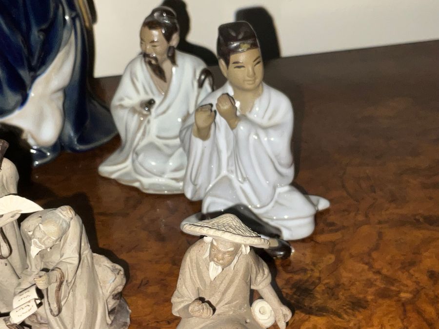 Antique CHINESE CLAY FIGURES