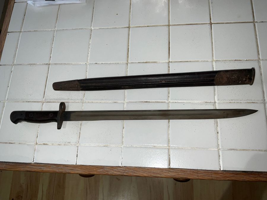 Antique BAYONET BRITISH ARMY 1907 