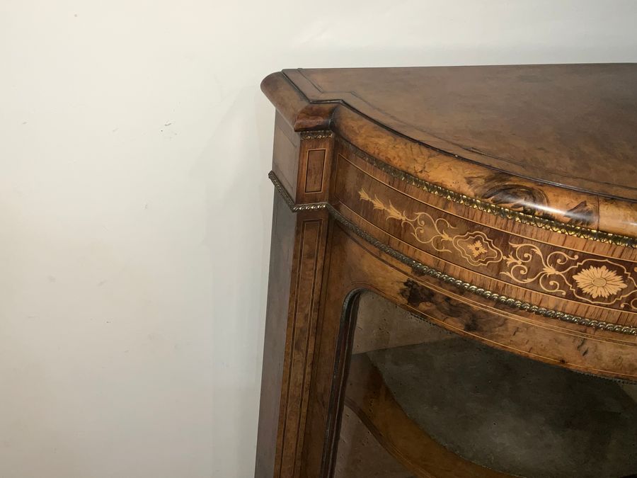 Antique CREDENZA BUR WALNUT